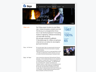 Website Osys dctrl design development osys swiss switzerland ui ux webdesign website zurich