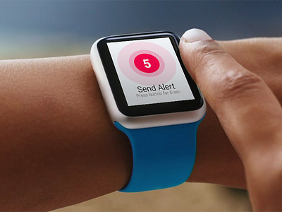 +AlertWatch - Smartwatch app dctrl design development digitalmedlab ehealth mhealth swiss switzerland ui ux zurich