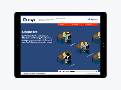 Osys Exhibition App (POS) app dctrl design development osys pos swiss switzerland ui ux webdesign website zurich