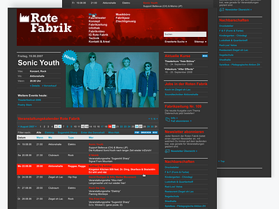 Website Rote Fabrik