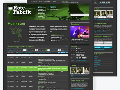 Website Rote Fabrik - Office