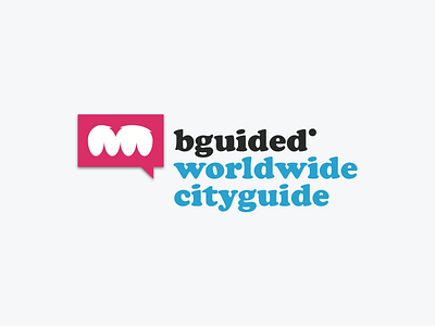 Logo "bGuided" bguided branding cityguide dctrl design logo logodesign swiss switzerland zurich