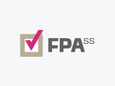 Logo "FPAss" branding dctrl design education elearning fpass logo logodesign swiss switzerland zurich