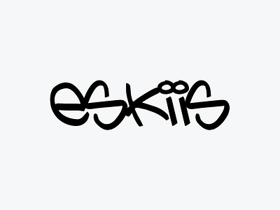 Logo "eskiis" app branding dctrl design logo logodesign swiss switzerland zurich