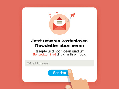 Facebook Post for Newsletter Schweizer Brot ad dctrl facebook facebook ad illustration post schweizer brot swiss swiss bread switzerland