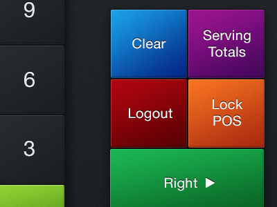 Mosaic POS Early Color Tests 02 app gui mobile the skins factory ui user interface design ux