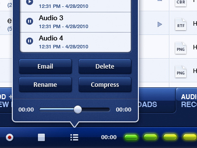 Zen Viewer | Audio Recorder app store apple gui ios ipad the skins factory ui user interface zen zen viewer