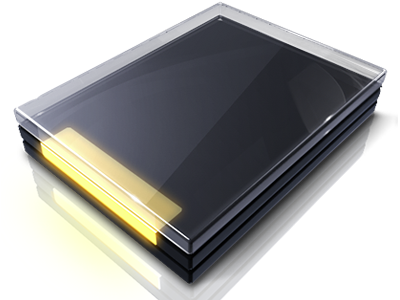 Hyperdesk Flagship Windows Icon | Stacked Glass Folder
