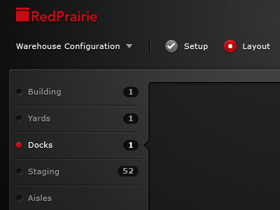 Redprairie Sidebar Test 2 gui menu the skins factory ui user interface design ux