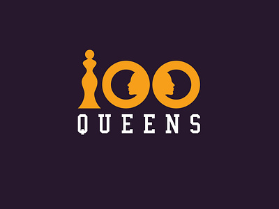 100Queens Logo Design Concept 2