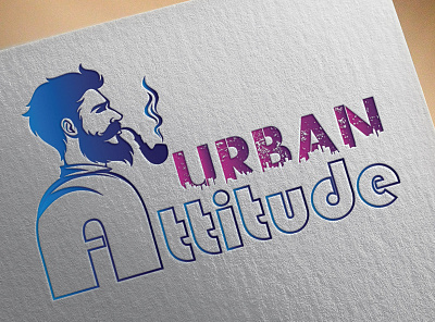 Urban Attitude brand identity branding branding design design illustration logo logo design branding logo design concept logo designs typography vector