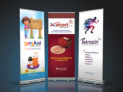 Roll Up Banner/X-Stand Design