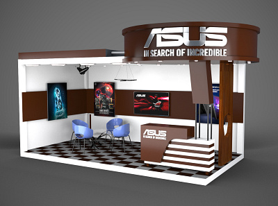 Stall Modelling in Cinema 4D 3d 3d animation 3d modelling animation branding cinema 4d graphic design hdrilightstudio lighting modelling mograph motion graphics redshift simulation texturing
