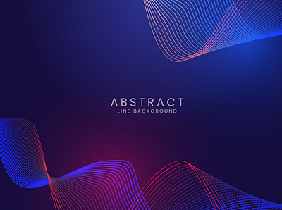 Abstract waved lines pattern vector background vector background