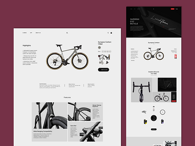 Cannondale Website Redesign design landing page design typography ui ui design web web design website redesign