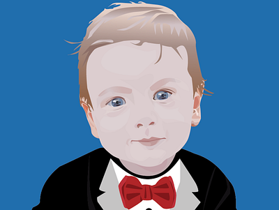 Smart Little Guy illustration portrait