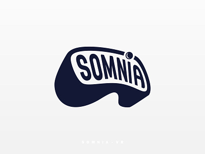 Somnia - VR combination mark game logo one color popular simplicity virtual reality vr