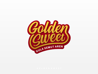 Golden Sweet brand branding browns coconut golden indonesian logo logodesign logotype palm palmsugar logo popular retro siimple squash sugar sugar logo sugarcane typography wordmark