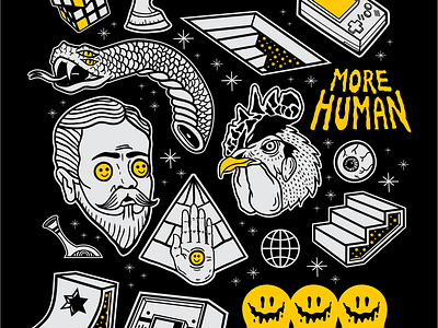 Humanize Human hand drawn illustration illustration vector art