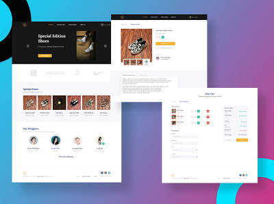 BaiStore design responsive design simple toko online uidesign webdesign
