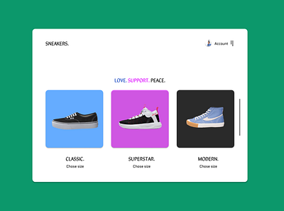 Re-desain Sneakers. design mobile mobile ui simple ui uidesign