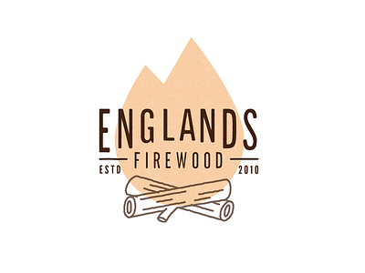 Firewood logo concept by Tim Drake on Dribbble