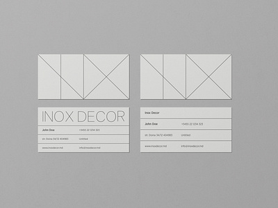 Business Cards / INOX DECOR