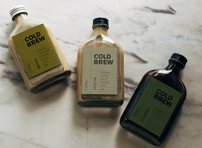 Packaging Cold Brew Coffee brandidentity brandidentitydesign branding coffee graphicdesign logo packagedesign packaging visualidentity