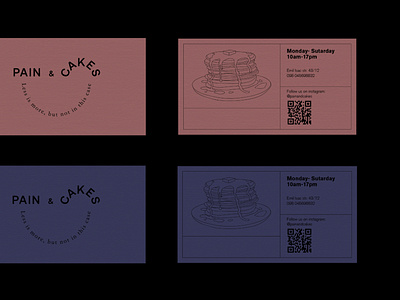 Visual Identity Pain&Cakes brandidentity brandidentitydesign branding bussines card graphicdesign logo visualidentity