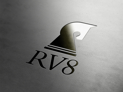 RV8 Logo agency consulting logo logo design logotype