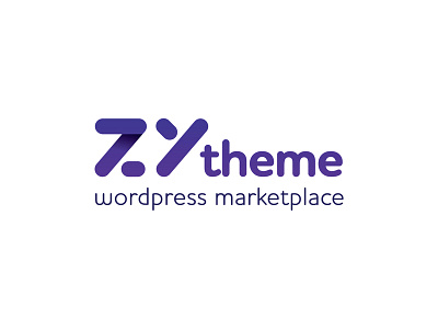 Zy Theme Logo branding design logo web wordpress