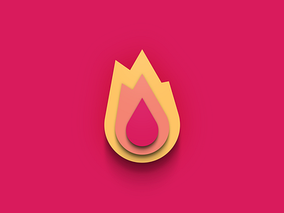 Fire branding fire icon illustration logo