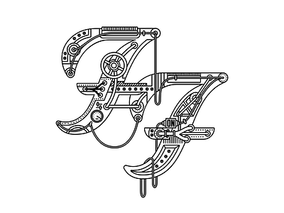 Foo Fighters band foo fighters icon lettering logo rock rock n roll steampunk