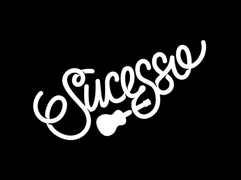 Sucesso branding letters letter typography type logo lettering success