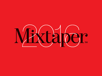 Mixtaper clean font graphic design identity logo typeface typography