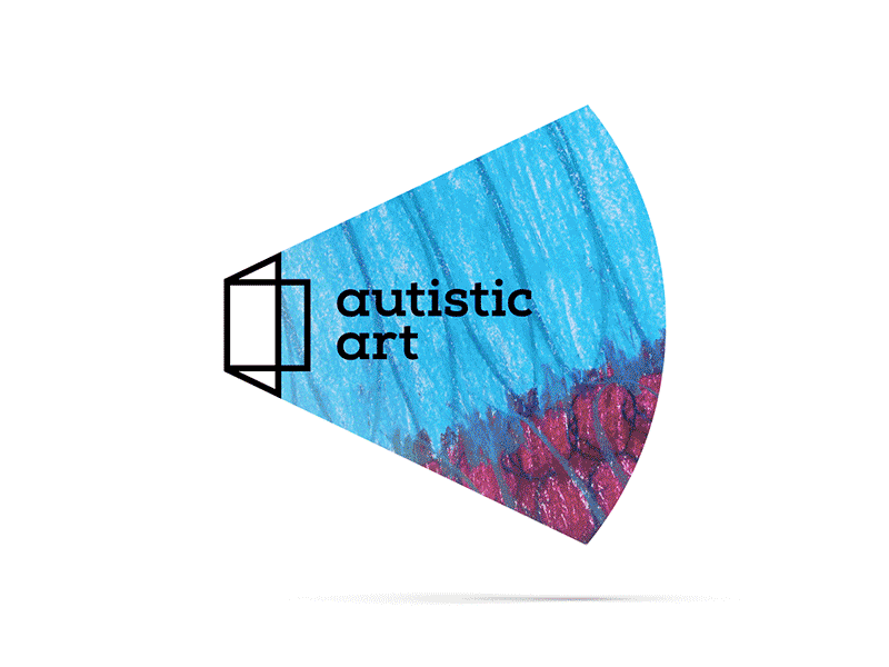 autistic art dynamic logo autism diverse different dynamic packaging foundation charity art autistic