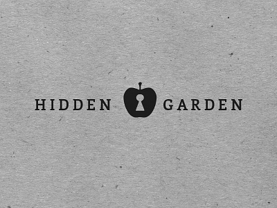 Hidden Garden 2015 apple black brand developing branding keyhole logo logo design rebranding
