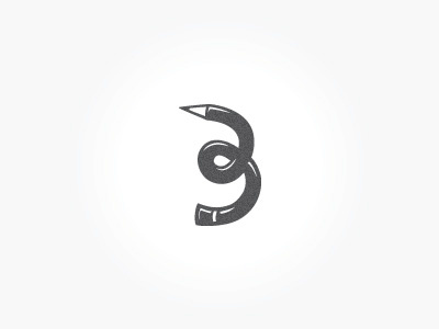 'B' logo artist b brand branding concept design drawing letter logo pencil sketching wip