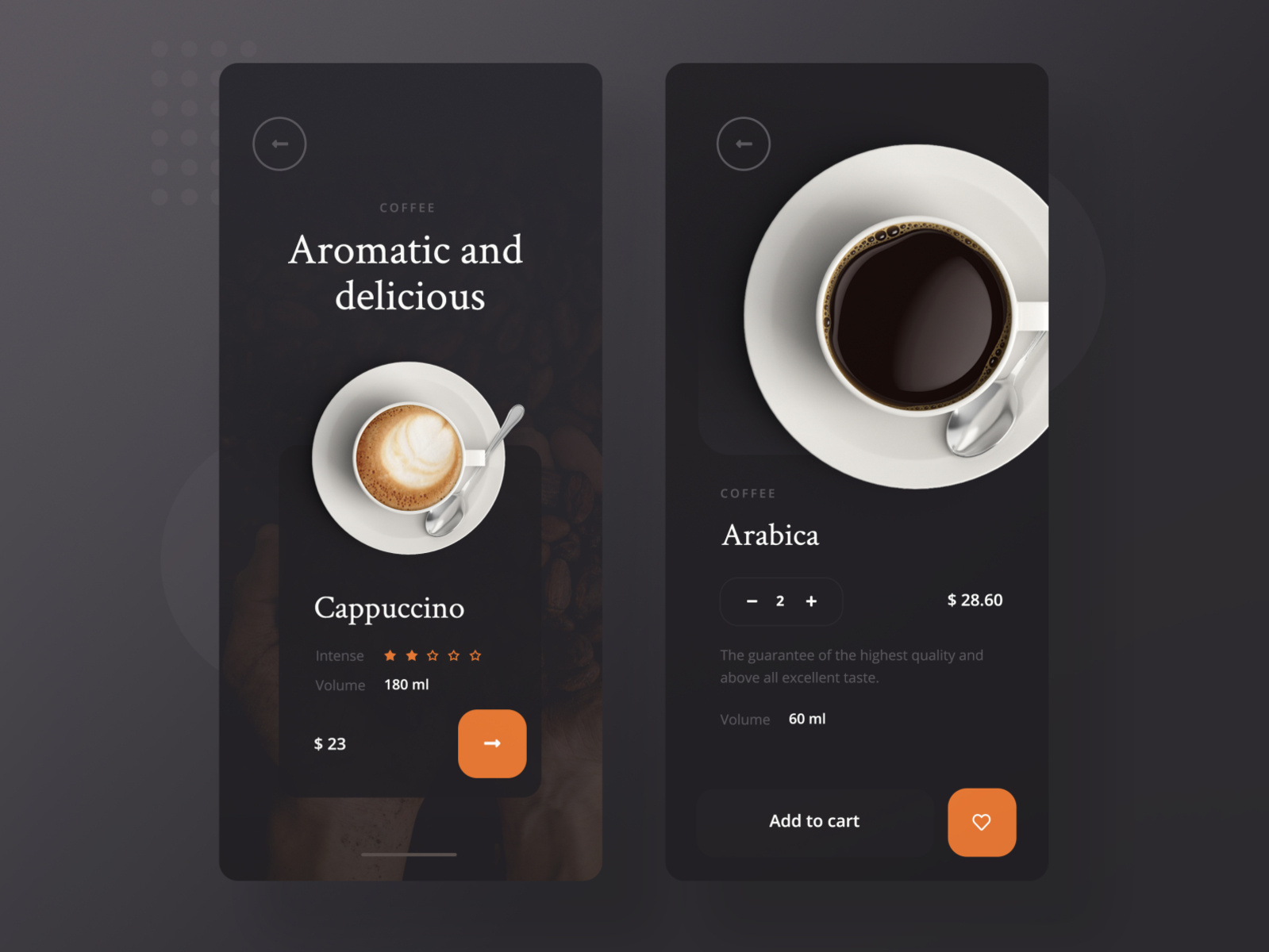  Coffee  Mobile App  Concept by Tomasz Mazurczak on Dribbble