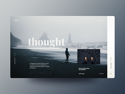 Thought - Website Concept