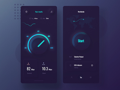 Speedtest App concept
