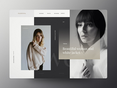 Fashion Store concept concept design fashion minimalist store ui ui ux uidesign ux web web design website website design