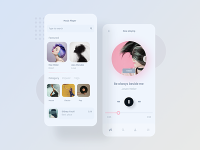 Mobile Music Player - Concept