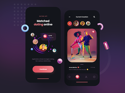 Dating app - concept