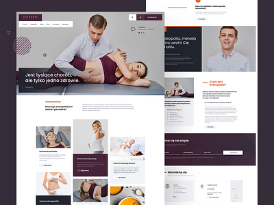 Osteopath - Web design brand design designer minimalist ui ux web web design webdesign website website design webui www