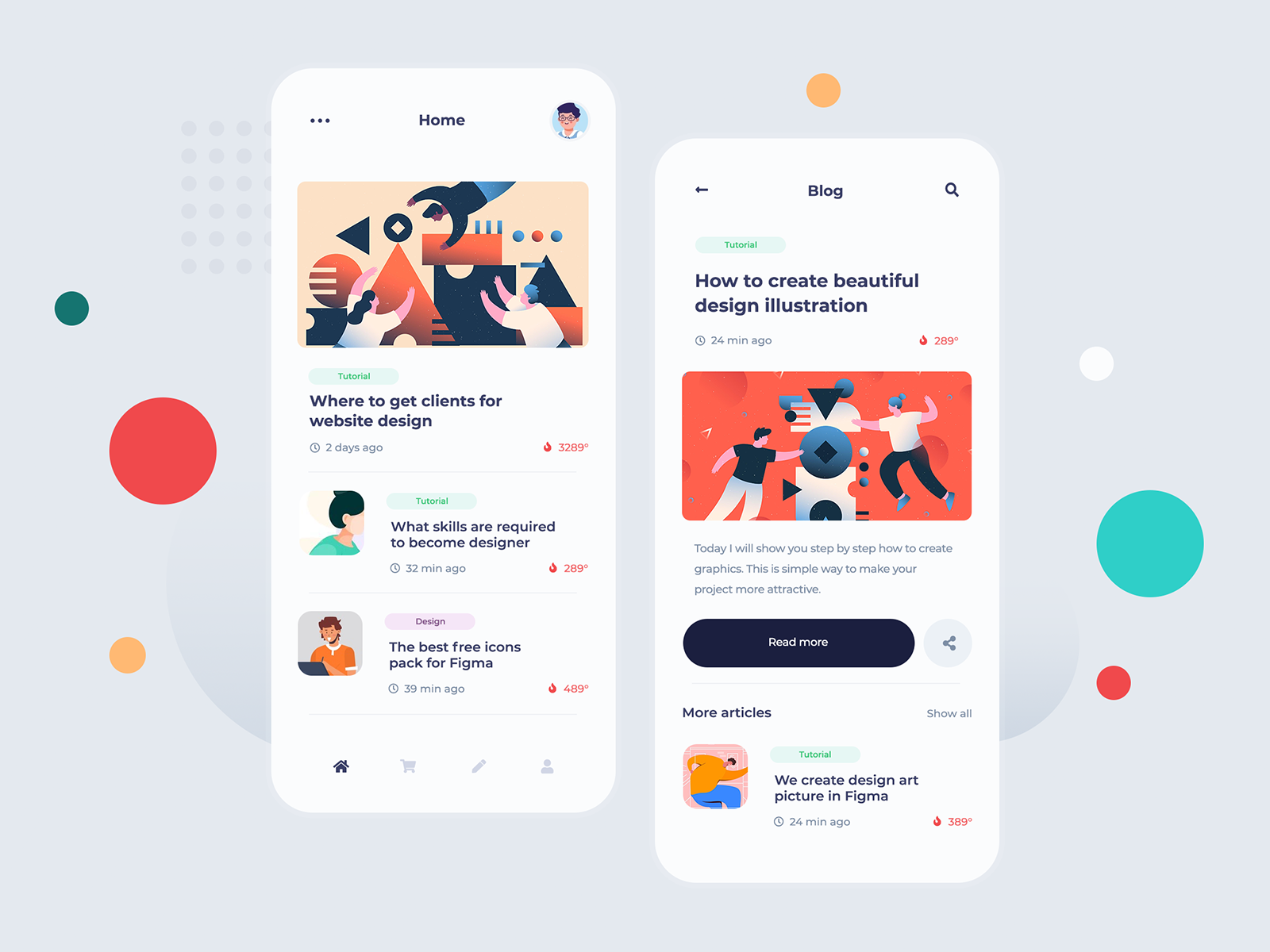 Blog - Mobile Concept App By Tomasz Mazurczak On Dribbble