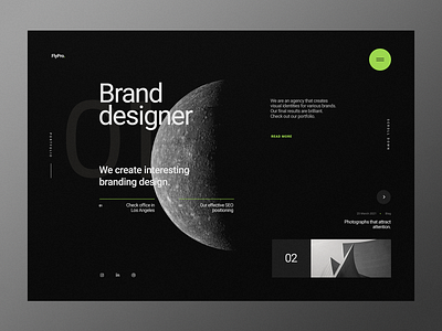 Brand Designer - Portfolio & Science website