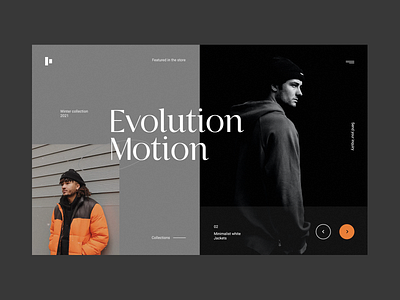 Evolution Motion - Website concept