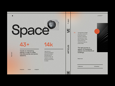 Space - Website concept concept design future minimalist ui ux web web design webdesign website website design
