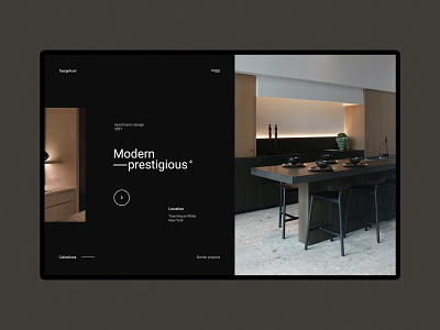 Designhunt - Website interior design concept